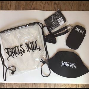 4 NEW Dolls Kill Accessories